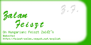 zalan feiszt business card